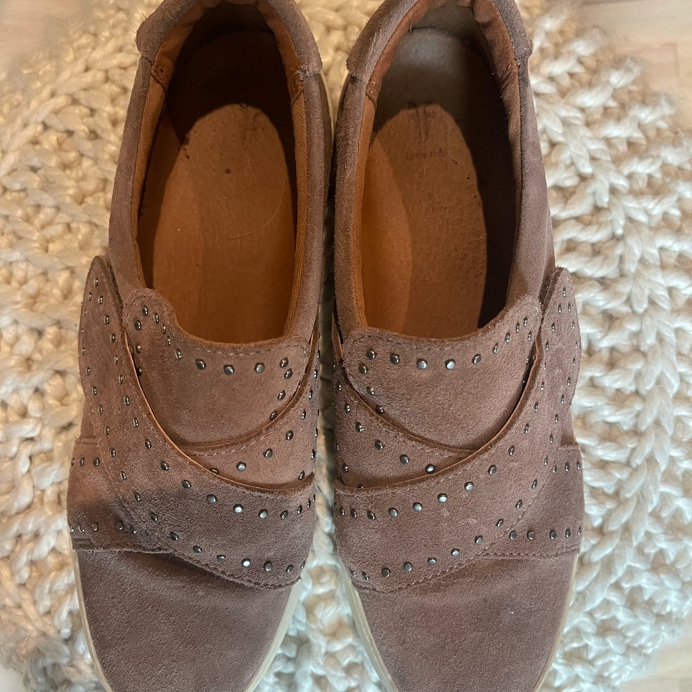 Frye Suede Slip-On Sneakers - Picture 3 of 4